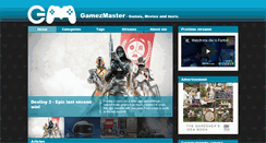 Desktop Screenshot of gamezmaster.com